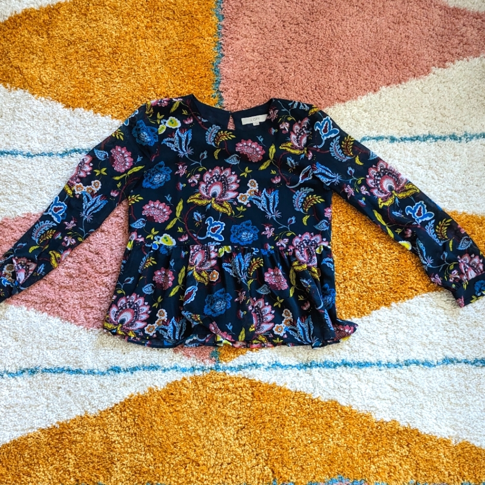Beautiful Loft Peplum Top